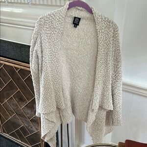 Cozy Cream Open-Front Sweater